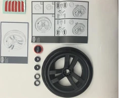 Berg Ratas pilkai juodas 9x2 (Fiat 500 gaubtas)
