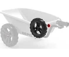 Berg Wheel pilkas-juodas 9x2 left (red cover)