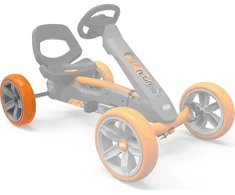 Berg Ratas pilkas-oranžinis 10x2,5 galinis