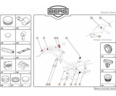 Berg XL Frame - Plastic parts