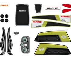 Berg XL rėmas – lipdukų rinkinys CLAAS
