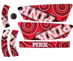 Berg XL Frame - Sticker set Compact Rožinė