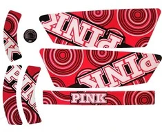 Berg XL Frame - Sticker set Compact Rožinė