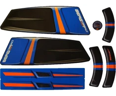 Berg XL rėmas - lipdukų rinkinys Compact Sport