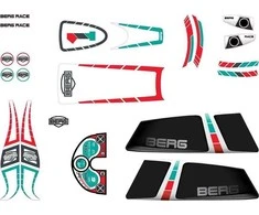 Berg XL Frame - Sticker set Race