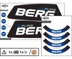 Berg XL/XXL rėmo lipdukų rinkinys B.Pure Mėlyna