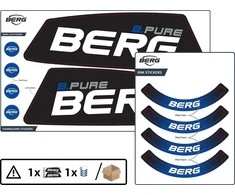 Berg XL/XXL Frame - Sticker set B.Pure Mėlyna