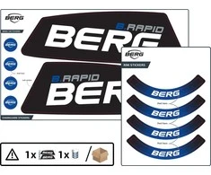 Berg XL/XXL Frame - Sticker set B.Rapid Mėlyna