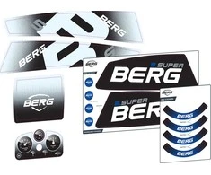 Berg XL/XXL Frame - Sticker set B.Super Mėlyna