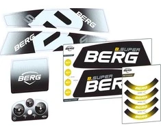 Berg XL/XXL Frame - Sticker set B.Super Geltona