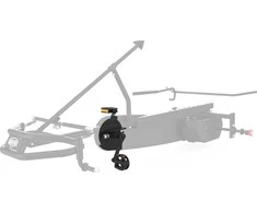 Berg XXL Frame - Crank shaft with crank set 140, 36T + pedals
