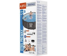 "Bestway" baseino komplektas "Steel Pro Max 427" mediena