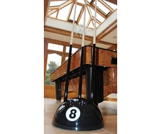Stovas 9 lazdoms Buffalo 8-Ball, juodas