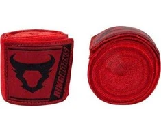Bintai boksui Ringhorns Charger, 2.5 m - Raudona