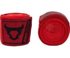 Bokso bintai Ringhorns Charger, 4 m, raudoni