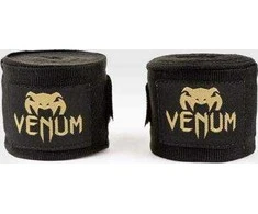 Bintai boksui Venum Kontact, 4,5 m - Juodas/Gold