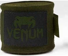 Bintai boksui Venum Kontact Khaki/Juodas, 4m