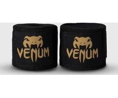 Bintas boksui Venum Kontact, juoda-auksinė 4m