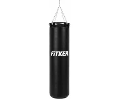 Bokso maišas Fitker Olympic - ELITE, juodas, dirbtinė oda