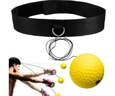 Bokso refleksinis kamuolys su galvos juosta inSPORTline Respell Light 18 g