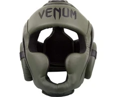 Bokso šalmas Venum Elite - Khaki/Juodas