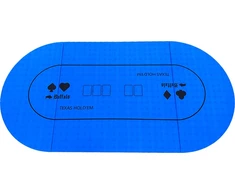 Buffalo foldable poker table top mėlynas