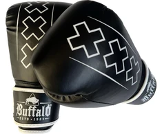 Buffalo Outrage bokso pirštinės, juodai baltos, 14oz