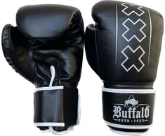 Buffalo Outrage bokso pirštinės, juodai baltos, 14oz