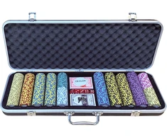 Buffalo Pokerset DLX 500 Clay Chips 13,5gr Value