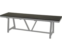 Buffalo Shuffleboard uždangalas, uosio mediena, 9ft, juodas