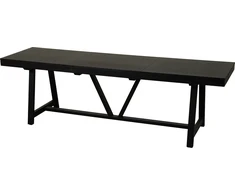 Buffalo Shuffleboard uždangalas, uosio mediena, 9ft, juodas
