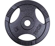 Cast Iron Olympic Weight Plate inSPORTline Hamerton Juodas 20 kg, 50 mm
