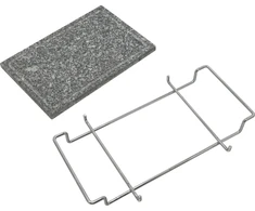 Cattara Grilovací deska žulová GRANIT L s drážkou a držákem 30x20x1,65cm