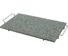 Cattara Grilovací deska žulová GRANIT XL s drážkou a držákem 50x30x1,65cm