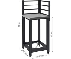 Cattara Lauko virtuvės kampinis modulis TORINO 3 47x47x123cm