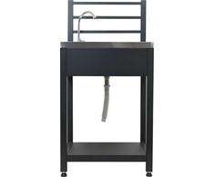 Cattara Modulinis stalas su kriaukle TORINO 1 lauko virtuvei 60x47x123cm