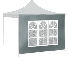 Cattara Šoninės sienelės vakarėlių palapinei WINDOW 2x3m 420D pilka WATERPROOF