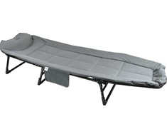 Cattara Sulankstoma kempingo sofa SOFA pilka atsilenkiama