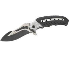 Cattara Uždarymo peilis COBRA 20cm su apsauginiu užraktu sidabrinės-juodos spalvos