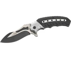 Cattara Uždarymo peilis COBRA 20cm su apsauginiu užraktu sidabrinės-juodos spalvos