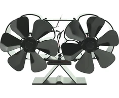 Cattara Ventilátor krbový DUBLON s podstavcem 2x 112 mm