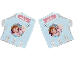 Vaikiškos dviratininko pirštinės Frozen II - šviesiai mėlynos