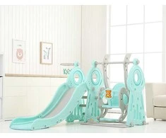 Children’s Slide w/ Swing &amp; Basketball Hoop 4-in-1 inSPORTline Swingslide