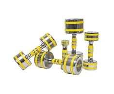 Chromuotas hantelis inSPORTline Yellsteel 7kg