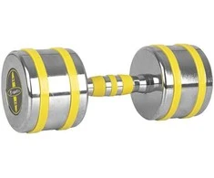 Chromuotas hantelis inSPORTline Yellsteel 14 kg