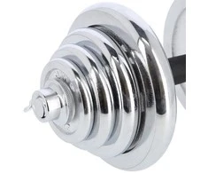 Chromuotų hantelių - štangos rinkinys lagamine HMS STC55, 55kg