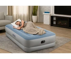 čiužinys pripučiamas vienvietis 191x99x36 cm su įmontuotu elektriniu USB siurbliu lova INTEX 64157
