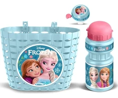 Cycling Set Frozen II (Basket, Vanduo Bottle, Bell) – Light Mėlyna