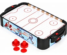 LED air hockey table game for children 58 cm with accessories ECOTOYS