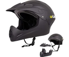 "Downhill" šalmas W-TEC Campanero Matte Juodas